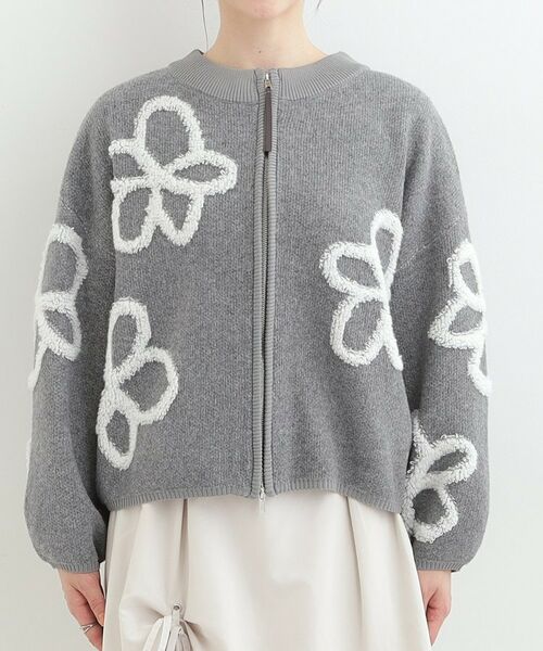 SHOO・LA・RUE / シューラルー カーディガン・ボレロ | ダブルZIP柄カーディガン | 詳細25