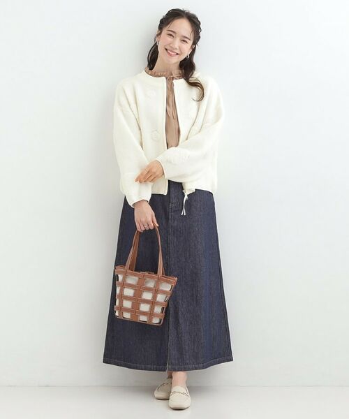 SHOO・LA・RUE / シューラルー カーディガン・ボレロ | ダブルZIP柄カーディガン | 詳細3