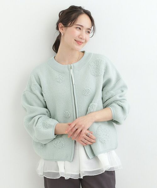 SHOO・LA・RUE / シューラルー カーディガン・ボレロ | ダブルZIP柄カーディガン | 詳細5