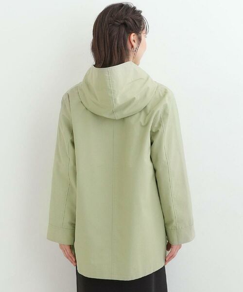 SHOO・LA・RUE / シューラルー その他アウター | 【防花粉/S-LL】ゆったり着られる テントフーディージャケット | 詳細15