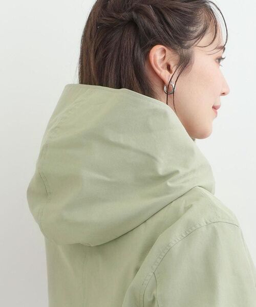 SHOO・LA・RUE / シューラルー その他アウター | 【防花粉/S-LL】ゆったり着られる テントフーディージャケット | 詳細17