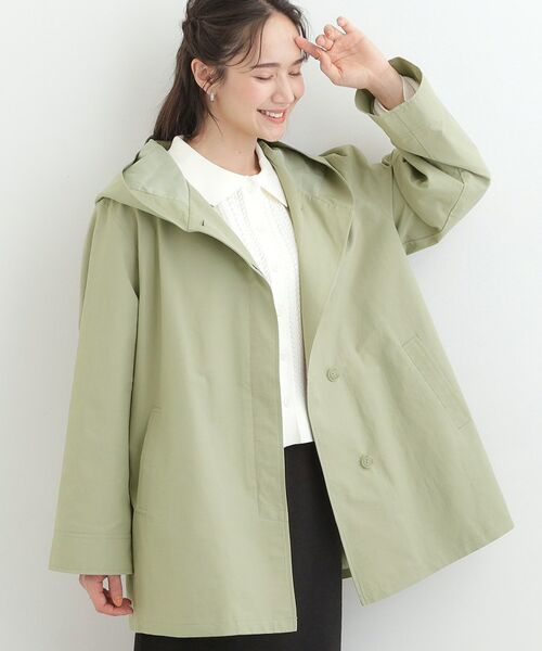 SHOO・LA・RUE / シューラルー その他アウター | 【防花粉/撥水】テントフーディージャケット（カーキ(027)）