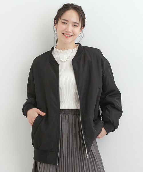 SHOO・LA・RUE / シューラルー レザーブルゾン・ジャケット | ビックMA-1ブルゾン | 詳細1