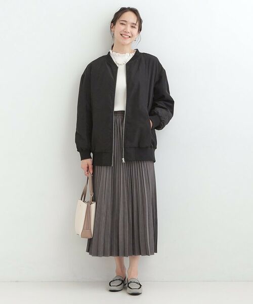 SHOO・LA・RUE / シューラルー レザーブルゾン・ジャケット | ビックMA-1ブルゾン | 詳細3