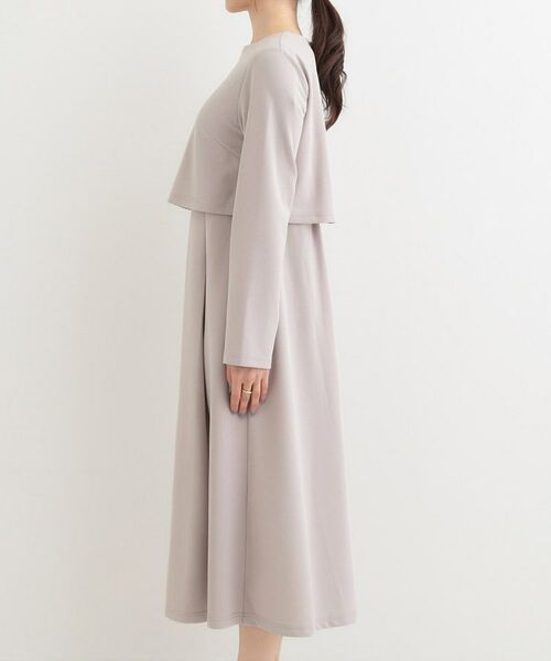 SHOO・LA・RUE / シューラルー ロング・マキシ丈ワンピース | 【S-LL】コーデに迷わずきちんと決まる セットアップ風ワンピース | 詳細10