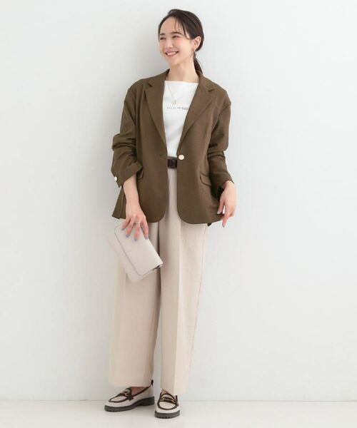 SHOO・LA・RUE / シューラルー パンツ | 【洗濯機可/セットアップ可/UV/SS-LL】きちんとリラックス きれい見えワイドパンツ | 詳細21