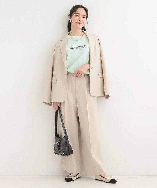 SHOO・LA・RUE / シューラルー パンツ | 【洗濯機可/セットアップ可/UV/SS-LL】きちんとリラックス きれい見えワイドパンツ | 詳細22