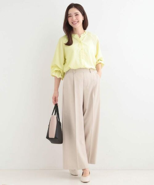 SHOO・LA・RUE / シューラルー パンツ | 【洗濯機可/セットアップ可/UV/SS-LL】きちんとリラックス きれい見えワイドパンツ | 詳細23