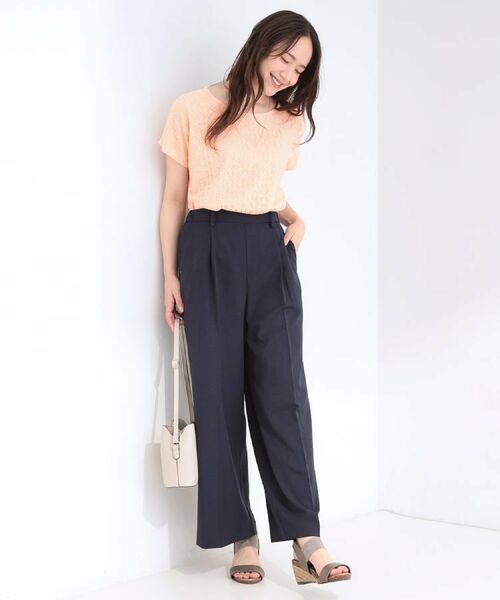 SHOO・LA・RUE / シューラルー パンツ | 【洗濯機可/セットアップ可/UV/SS-LL】きちんとリラックス きれい見えワイドパンツ | 詳細28