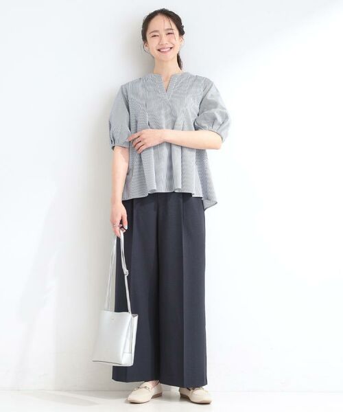 SHOO・LA・RUE / シューラルー パンツ | 【洗濯機可/セットアップ可/UV/SS-LL】きちんとリラックス きれい見えワイドパンツ | 詳細29