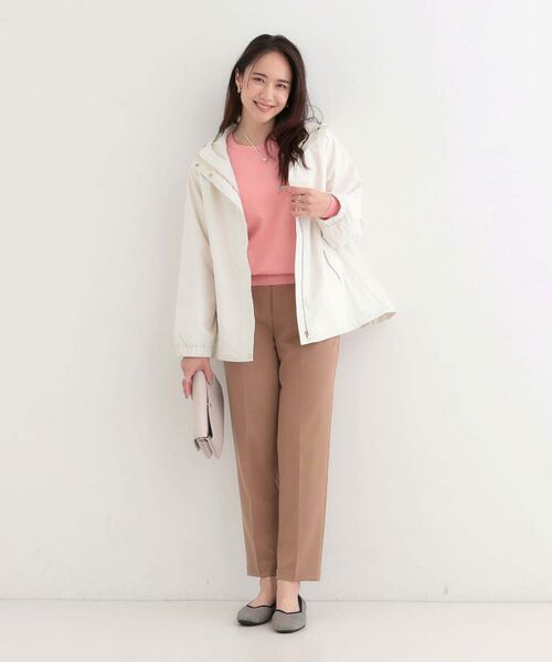 SHOO・LA・RUE / シューラルー パンツ | 【洗濯機可/S-LL】ベルト風デザインがアクセント きれい見えテーパードパンツ | 詳細25