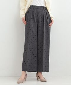 SHOO・LA・RUE / シューラルー パンツ | 【S-LL】フロッキードットワイドパンツ