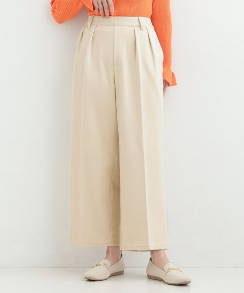 SHOO・LA・RUE / シューラルー パンツ | 【S-LL】フロッキードットワイドパンツ | 詳細1