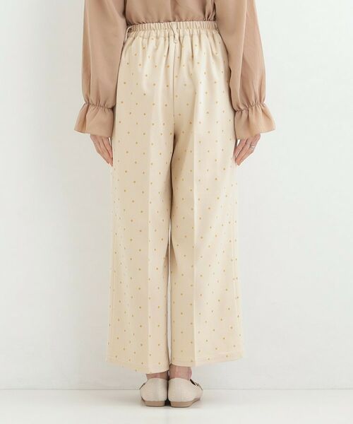 SHOO・LA・RUE / シューラルー パンツ | 【S-LL】フロッキードットワイドパンツ | 詳細15