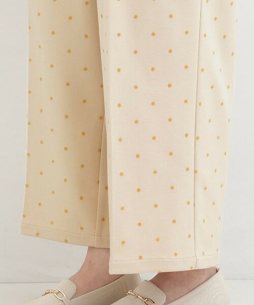 SHOO・LA・RUE / シューラルー パンツ | 【S-LL】フロッキードットワイドパンツ | 詳細19