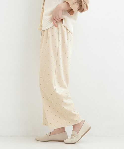 SHOO・LA・RUE / シューラルー パンツ | 【S-LL】フロッキードットワイドパンツ | 詳細6