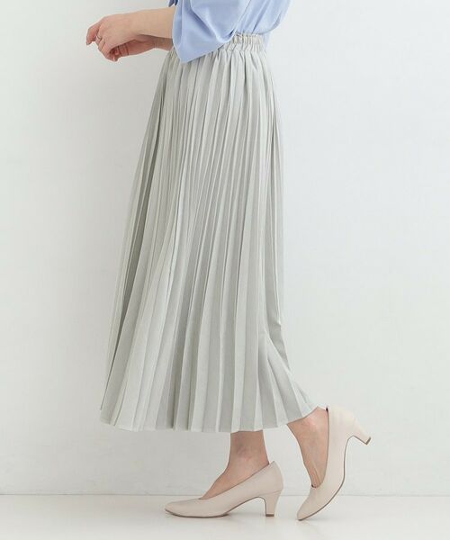 SHOO・LA・RUE / シューラルー ロング・マキシ丈スカート | スウェードライクプリーツスカート | 詳細10
