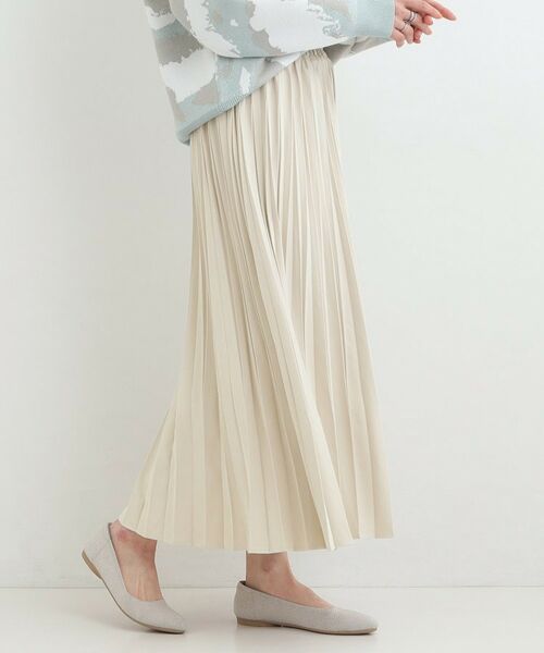 SHOO・LA・RUE / シューラルー ロング・マキシ丈スカート | スウェードライクプリーツスカート | 詳細2