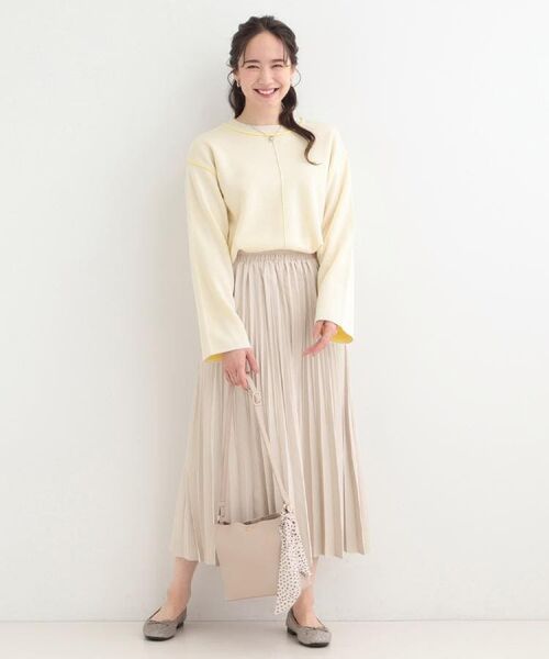 SHOO・LA・RUE / シューラルー ロング・マキシ丈スカート | 【洗濯機可/S-LL】きれいめにもカジュアルにも スエードライク プリーツスカート | 詳細21