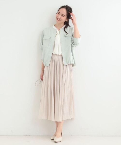 SHOO・LA・RUE / シューラルー ロング・マキシ丈スカート | 【洗濯機可/S-LL】きれいめにもカジュアルにも スエードライク プリーツスカート | 詳細22