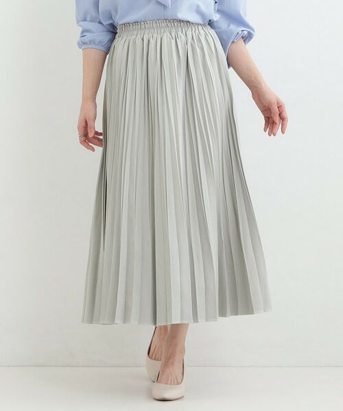 SHOO・LA・RUE / シューラルー ロング・マキシ丈スカート | スウェードライクプリーツスカート | 詳細9