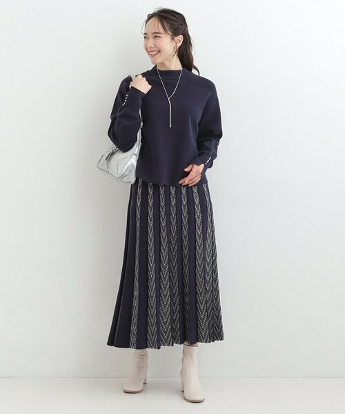 SHOO・LA・RUE / シューラルー ロング・マキシ丈スカート | 【セットアップ可／S－LL】新色追加 女性らしさ際立つ 洗えるもちもちニットスカート | 詳細7