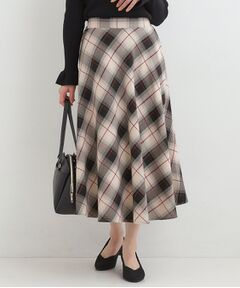 SHOO・LA・RUE / シューラルー ロング・マキシ丈スカート | 【S-LL】モールチェックフレアスカート