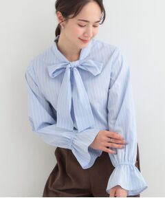 SHOO・LA・RUE / シューラルー シャツ・ブラウス | イージーケアリボンブラウス