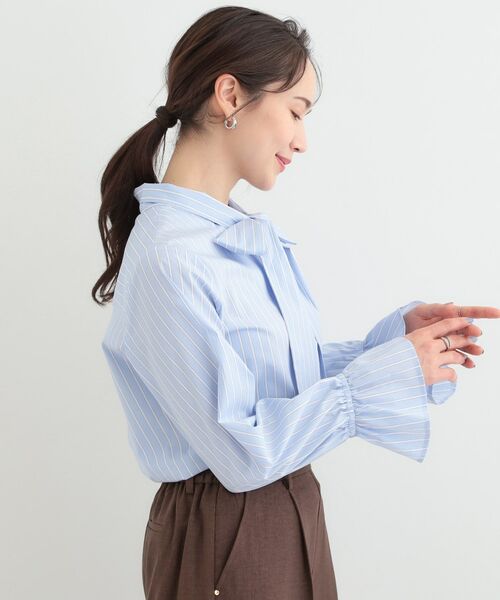 SHOO・LA・RUE / シューラルー シャツ・ブラウス | イージーケアリボンブラウス | 詳細10