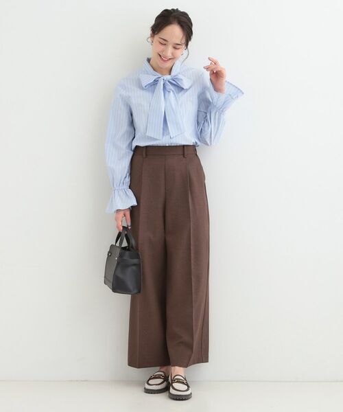 SHOO・LA・RUE / シューラルー シャツ・ブラウス | イージーケアリボンブラウス | 詳細11