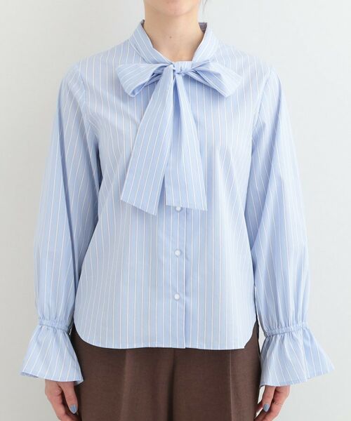 SHOO・LA・RUE / シューラルー シャツ・ブラウス | イージーケアリボンブラウス | 詳細13