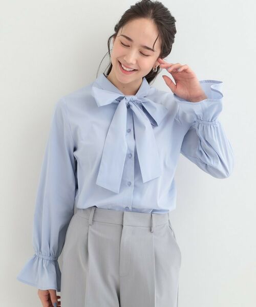 SHOO・LA・RUE / シューラルー シャツ・ブラウス | イージーケアリボンブラウス | 詳細5