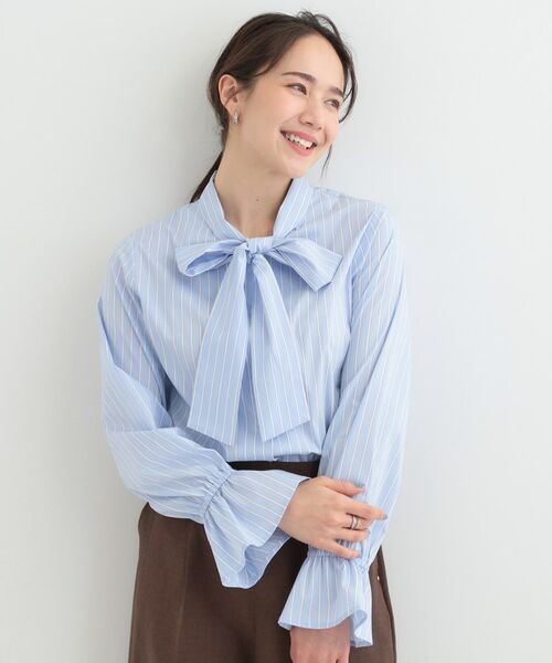 SHOO・LA・RUE / シューラルー シャツ・ブラウス | イージーケアリボンブラウス | 詳細9