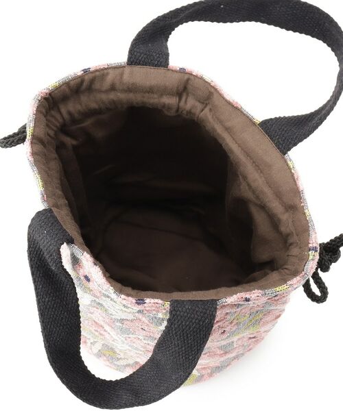 SHOO・LA・RUE / シューラルー トートバッグ | 【インド製】ジャガード巾着バッグ | 詳細20