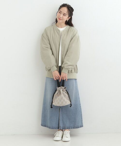 SHOO・LA・RUE / シューラルー トートバッグ | 【インド製】ジャガード巾着バッグ | 詳細8