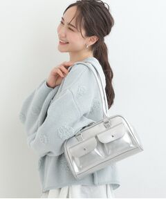 SHOO・LA・RUE / シューラルー ボストンバッグ | フラップポケット横長ボストンバッグ