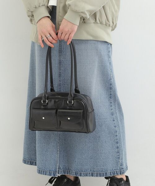 SHOO・LA・RUE / シューラルー ボストンバッグ | フラップポケット横長ボストンバッグ | 詳細1