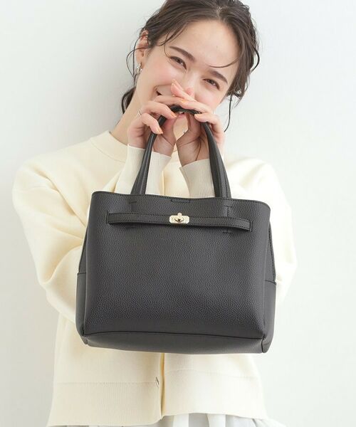 SHOO・LA・RUE / シューラルー トートバッグ | 金具ベルトトートバッグ(ブラック(019))