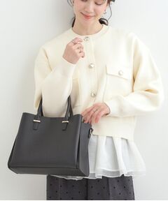 SHOO・LA・RUE / シューラルー トートバッグ | 一枚革風三層トートバッグ