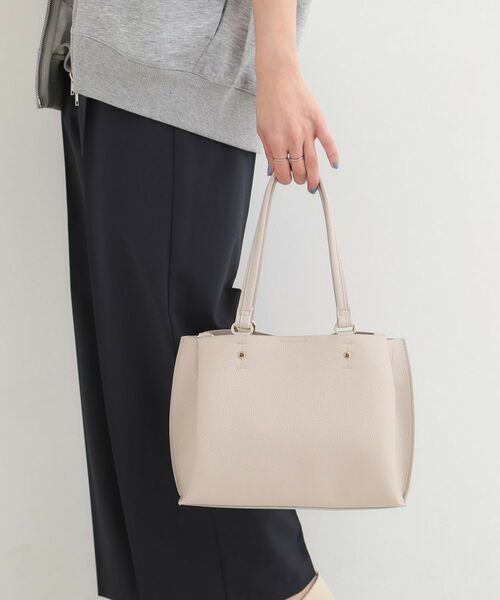 SHOO・LA・RUE / シューラルー トートバッグ | 【軽量/2WAY】ふわっと軽いトートバッグ(グレー(012))