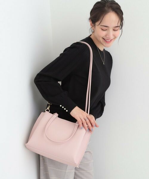 SHOO・LA・RUE / シューラルー トートバッグ | 【軽量/2WAY】ふわっと軽いトートバッグ(ピンク(072))