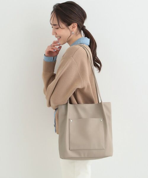 SHOO・LA・RUE / シューラルー トートバッグ | つまみハンドルトートバッグ(グレージュ(050))