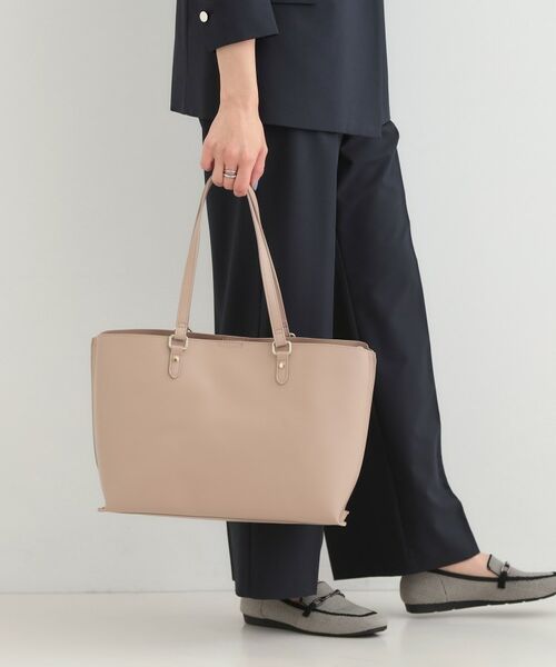 SHOO・LA・RUE / シューラルー トートバッグ | 【A4】サイド配色トートバッグ（トープ(054)）