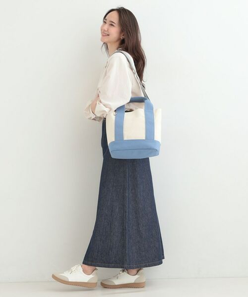 SHOO・LA・RUE / シューラルー トートバッグ | 配色キャンバストートバッグ | 詳細6