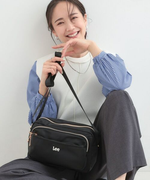 SHOO・LA・RUE / シューラルー ショルダーバッグ | 【Lee別注／撥水】7ポケットショルダーバッグ（ブラック(019)）