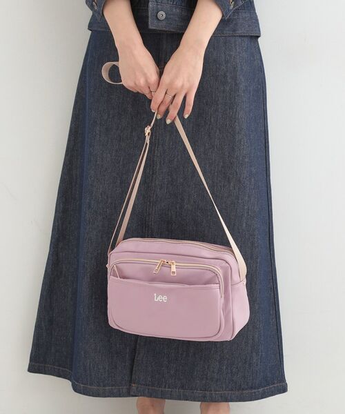 SHOO・LA・RUE / シューラルー ショルダーバッグ | 【Lee別注／撥水】7ポケットショルダーバッグ（ピンク(072)）