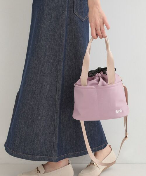 SHOO・LA・RUE / シューラルー ショルダーバッグ | 【Lee別注／撥水】巾着ショルダーバッグ | 詳細7