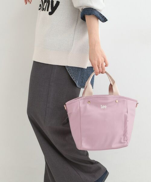 SHOO・LA・RUE / シューラルー トートバッグ | 【Lee別注／撥水】6ポケットトートバッグ（ピンク(072)）