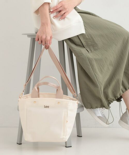 SHOO・LA・RUE / シューラルー トートバッグ | 【Lee別注／撥水】6ポケットトートバッグ（アイボリー(804)）