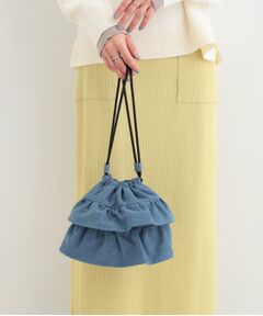 SHOO・LA・RUE / シューラルー ショルダーバッグ | デニム巾着ショルダーバッグ